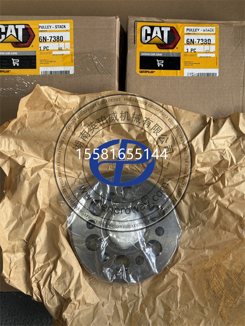 卡特彼勒3406发动机6N-7380皮带张紧器皮带轮6N7380