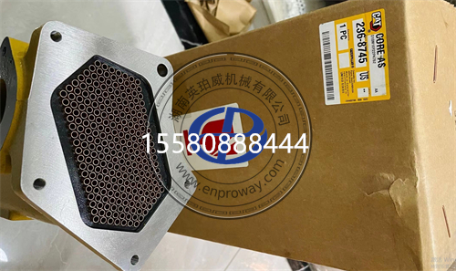 卡特5315570压缩机油冷却器芯完整技术资料（C18配套水冷式油冷芯）