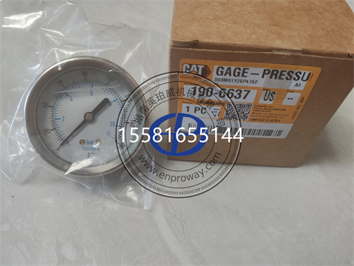 CAT卡特船机C18/C32/C9.3发动机190-6637燃油压力表1906637