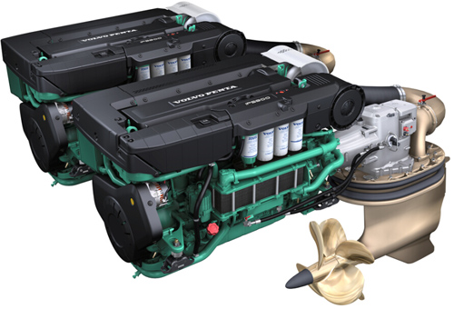 沃尔沃D4-225/DP、260/DP、300/DP/DPR、舷内外柴油发动机资料