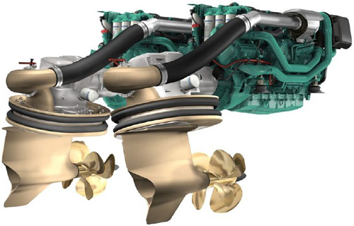 沃尔沃D6-330/DP、370/DP/DPR、400/DP、舷内外柴油发动机资料