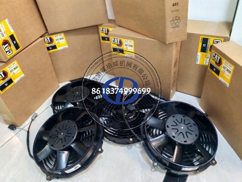 卡特CAT320/323挖掘机6376650 637-6650风扇电机总成